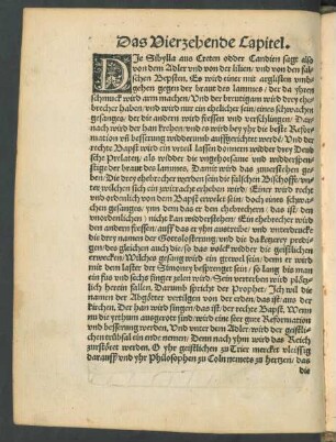 Das Vierzehende Capitel.