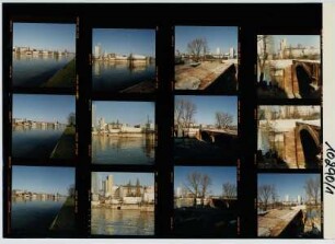 Untermainbrücke, Frankfurt am Main, 1990