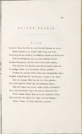 Dritte Elegie.