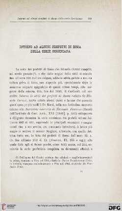 16: Intorno ad alcuni prefetti di Roma della serie Corsiniana