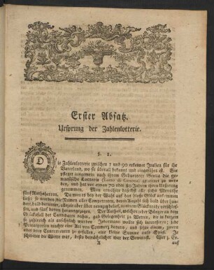 Erster Absatz - Fünfter Absatz