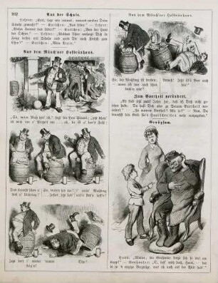 "Aus dem Münch'ner Hofbräuhaus" "Genügsam"