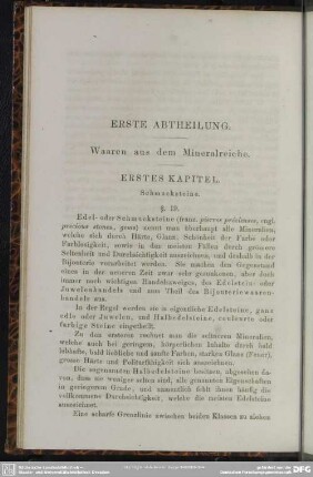 Erste Abtheilung. Waaren aus dem Mineralreiche