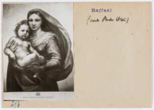 Raffael: Sixtinische Madonna, Detail (Diakartei)