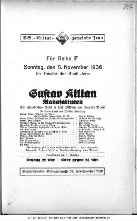 Gustav Kilian Manufakturen