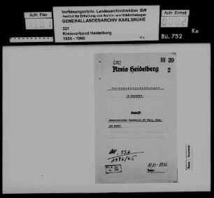 Mitgliedschaft des Kreises im Südwestdeutschen Kanalverein für Rhein, Donau und Neckar e.V.