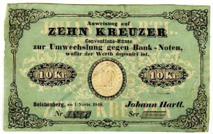10 Kreuzer Conventions-Münze