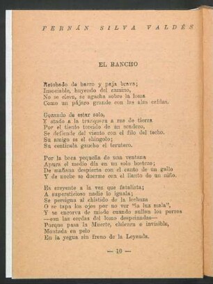 El rancho