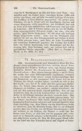 VI. Staatsarzneikunde.
