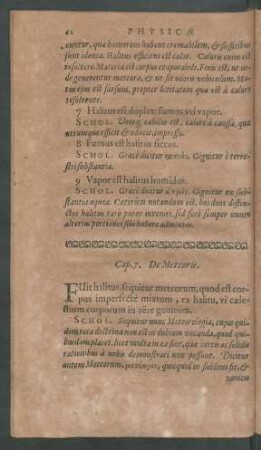 Cap. 7. De Meteoris.