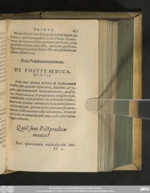 De Postpraedicamentis.