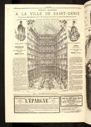 Grands magasins a la ville de Saint-Denis