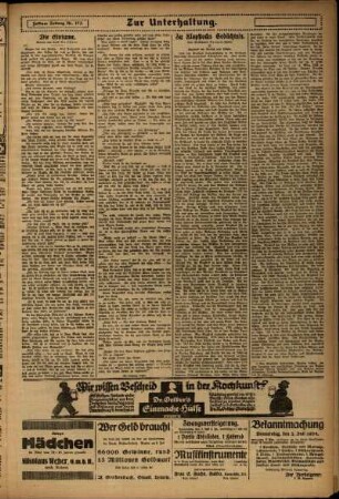 Zweite Ausgabe vom Donnerstag, den 03. Juli 1924.