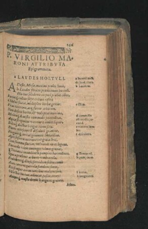 P. Virgilio Maroni Attributa Epigrammata.