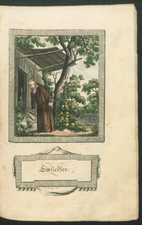 Tafel: Einsiedler.