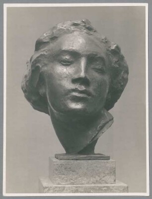 Kopf der Tänzerin, 1911/12/29, Bronze