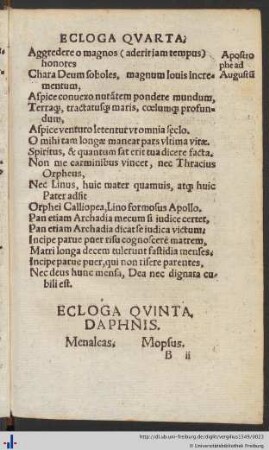 Ecloga Quinta: Daphnis