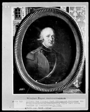 Bildnis des Herzogs Karl III. August Christian von Pfalz-Zweibrücken