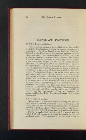 Science and Invention.