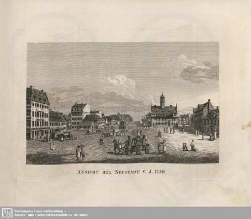 Ansicht der Neustadt v. J. 1750