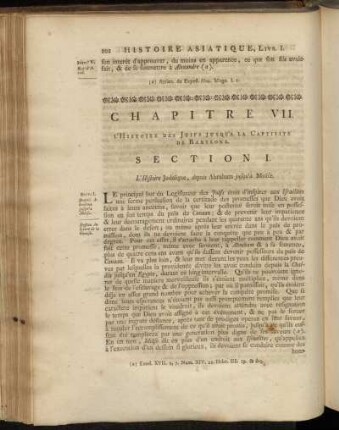 Chapitre VII. L´Histoire des Juifs Jusqu´a La Captivité de Babylone.