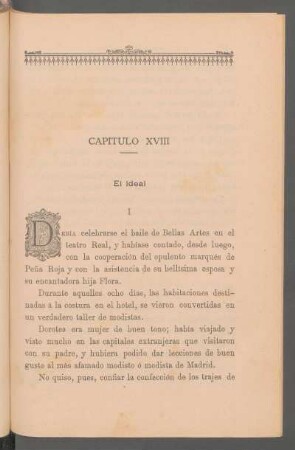 Capítulo XVIII - El ideal