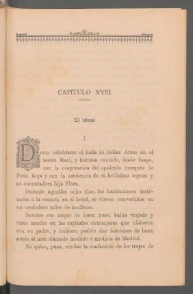 Capítulo XVIII - El ideal