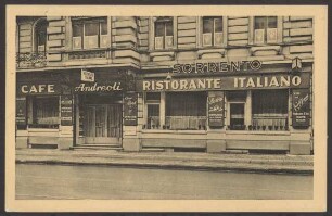 Ansichtskarte Restaurant "Sorrento", Anhalter Straße 14