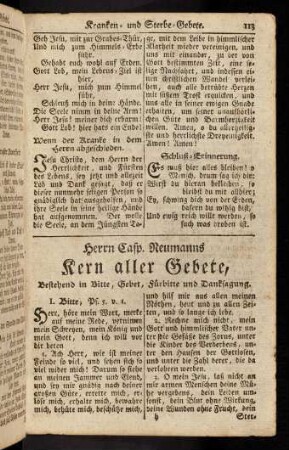 113-123, Kern aller Gebete, ...