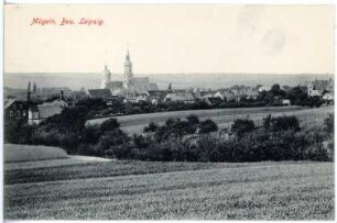Mügeln. Blick auf Mügeln