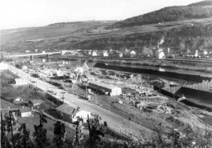 Schleuse Grevenmacher/Mosel im Bau