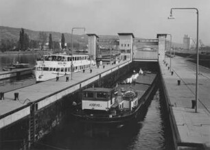 Inbetriebnahme Doppelschleuse Untertürkheim/Neckar