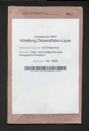 Erblasser: Kirchhoff, Wilhelm: