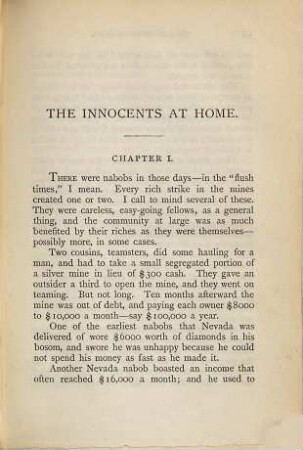 The innocents at home