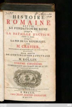 Vol. 5: Comprenant Les Tomes XIII. XIV. Et XV. De L'Edition De France