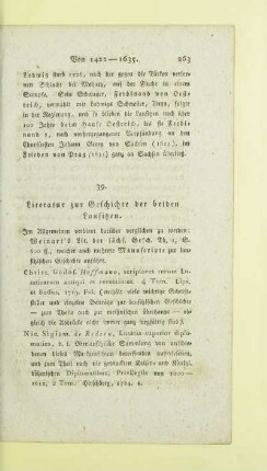Literatur zur Geschichte der beiden Laisitzen