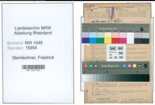 Entnazifizierung Friedrich Steinlechner , geb. 03.04.1913 (Zahnarzt)
