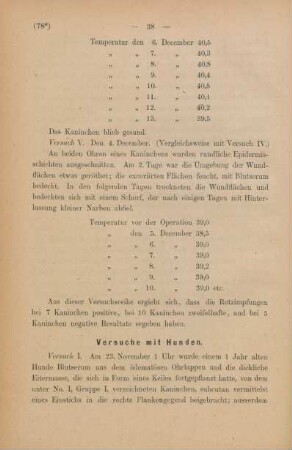 Versuche mit Hunden