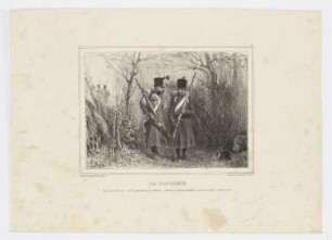 La Consigne..., Blatt 3 der Folge "Album de 1836"