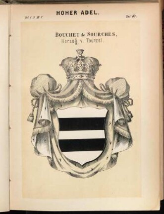 Taf. 67. Bouchet de Sourches, Herzog v. Tourzel.