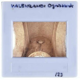 Valenzano, Chiesa di Ognissanti : Innenansicht Gewölbe