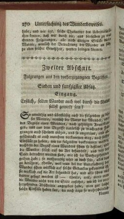 Zweiter Abschnit. Folgrungen aus den vorhergegangnen Begriffen