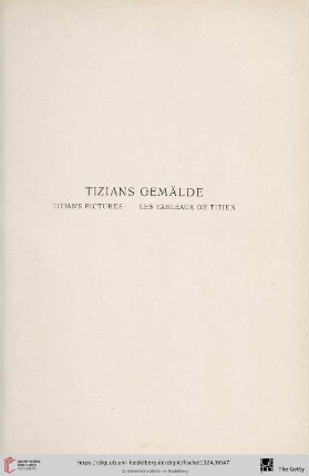 Tizians Gemälde