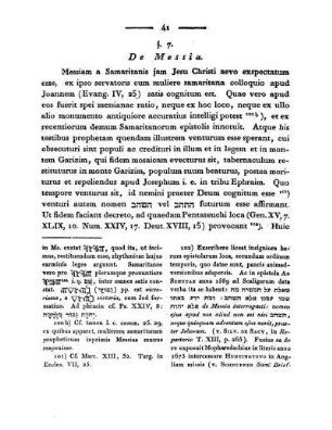 §. 7. De Messia.