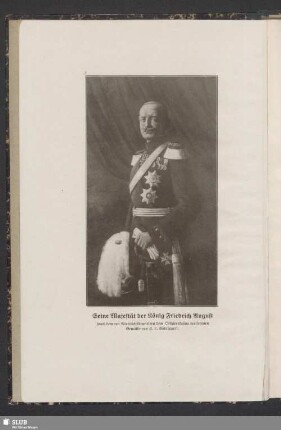 Seine Majestät der König Friedrich August