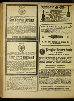 Nachruf! : Herr Heinrich Witthaut