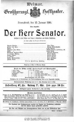Der Herr Senator