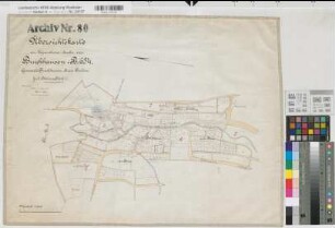 Bruchhausen (Olsberg), Separation Bruchhausen, Bl.1 Übersichtskarte