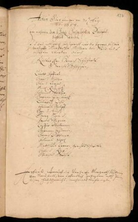 Actum Gerstungen am 30t Aug. anno 1658.