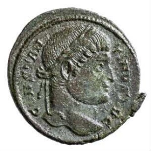 Münze, Aes 3, Follis, 325 - 326 n. Chr.